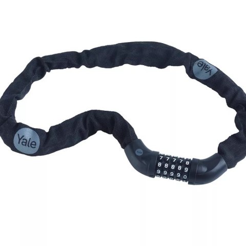 Łańcuch z zamkiem szyfrowym 6x900mm Yale Essential Security Combi Chain 900mm Łańcuch z zamkiem szyfrowym 6x900mm Yale Essential Security Combi Chain 900mm