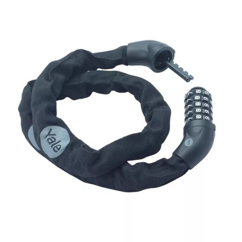 Łańcuch z zamkiem szyfrowym 6x900mm Yale Essential Security Combi Chain 900mm Łańcuch z zamkiem szyfrowym 6x900mm Yale Essential Security Combi Chain 900mm