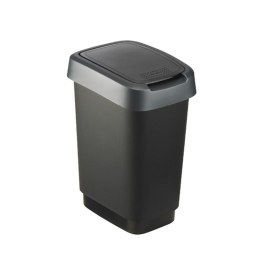 Rotho Rotho kosz na śmieci obrotowy TWIST srebrny 25L