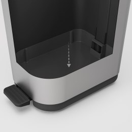 Rotho Rotho kosz na śmieci z pedałem RIBO biały 35L