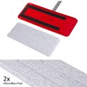 GreenBlue GREENBLUE MOP PŁASKI Z WIADREM I WYCISKACZEM MAXICLEAN + DWA WKŁADY MICROFIBRA HQ, POJEMNOŚĆ 8L GB870