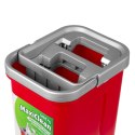 GreenBlue GREENBLUE MOP PŁASKI Z WIADREM I WYCISKACZEM MAXICLEAN + DWA WKŁADY MICROFIBRA HQ, POJEMNOŚĆ 8L GB870