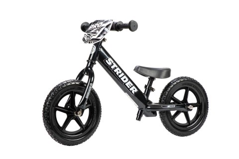 Strider Rowerek Biegowy 12" PRO Black Czarny ST-P4BK Strider Rowerek Biegowy 12" PRO Black Czarny ST-P4BK