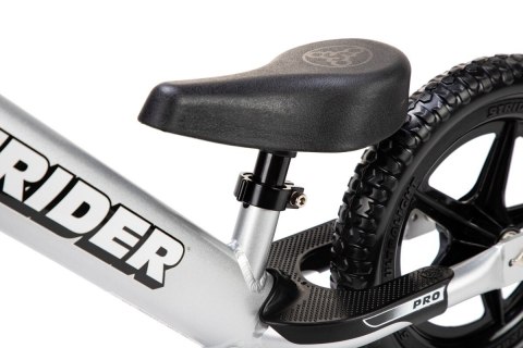 Strider Rowerek Biegowy 12" PRO Silver Srebrny ST-P4SI Strider Rowerek Biegowy 12" PRO Silver Srebrny ST-P4SI
