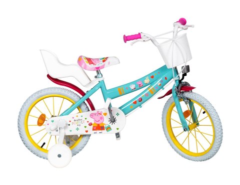 Toimsa-Rower dzieciecy 16" Swinka Peppa zielony Toimsa-Rower dzieciecy 16" Swinka Peppa zielony