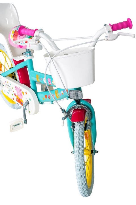Toimsa-Rower dzieciecy 16" Swinka Peppa zielony Toimsa-Rower dzieciecy 16" Swinka Peppa zielony