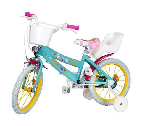 Toimsa-Rower dzieciecy 16" Swinka Peppa zielony Toimsa-Rower dzieciecy 16" Swinka Peppa zielony