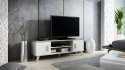 Cama MEBLE RTV LOTTA 160 2D2K biały+ dąb sonoma