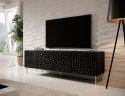 Cama MEBLE Szafka RTV HOLE 190x40,5xH59,5 czarny mat