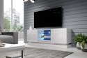 Cama MEBLE Szafka RTV QIU 160 MDF biały połysk/ biały połysk