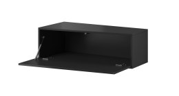 Cama MEBLE Szafka RTV VIGO SLANT '90' 30/90/40 czarny/czar.poł