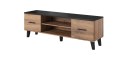 Cama MEBLE RTV LOTTA 160 2D2K wotan + czarny mat