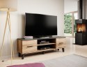 Cama MEBLE RTV LOTTA 160 2D2K wotan + czarny mat