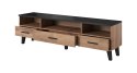 Cama MEBLE RTV LOTTA 180 3S3K wotan + czarny mat