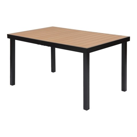 Stół ogrodowy IZZY 8-osobowy 190x90x74 brąz/czarny Stół ogrodowy IZZY 8-osobowy 190x90x74 brąz/czarny