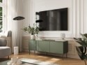 Cama MEBLE Szafka RTV 3D TRESSE 150x40x55 zieleń mat