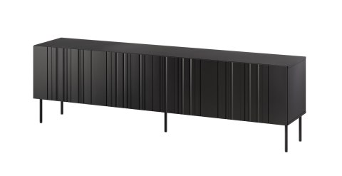 Szafka RTV ISLA 200x40x60 czarny mat Szafka RTV ISLA 200x40x60 czarny mat