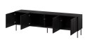 Szafka RTV ISLA 200x40x60 czarny mat