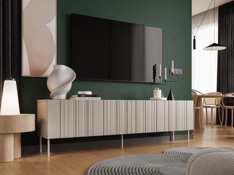Szafka RTV ISLA 200x40x60 kaszmir mat Szafka RTV ISLA 200x40x60 kaszmir mat