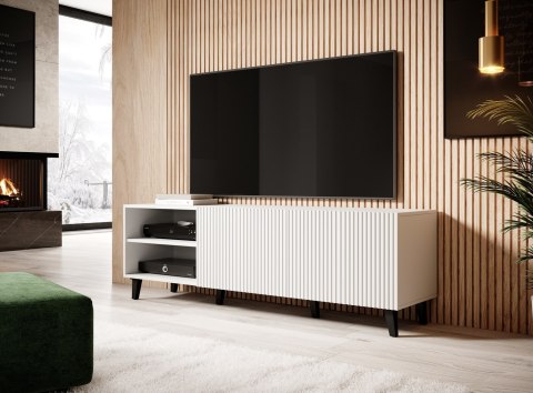 Szafka RTV PAFOS 150x40x52 biały mat Szafka RTV PAFOS 150x40x52 biały mat