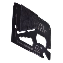 AZYMUT Multitool AZYMUT TOOL CARD karta wielofunkcyjna - 13 narzędzi + etui, 85/53 mm (H-O200930TC)