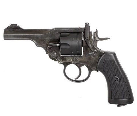 Rewolwer WEBLEY MKVI .455 Police kal.5,5 mm Diabolo łuski 6-strzał. lufa 4" CO2 Battlefield Ekp do17J Rewolwer WEBLEY MKVI .455 Police kal.5,5 mm Diabolo łuski 6-strzał. lufa 4" CO2 Battlefield Ekp do17J