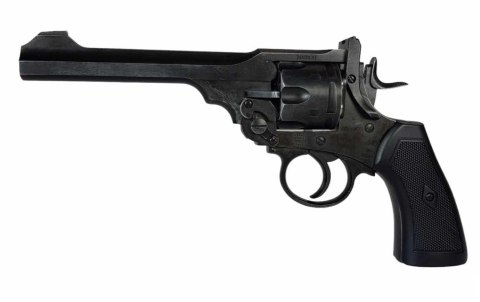 Rewolwer WEBLEY MKVI .455 Service kal.5,5 mm Diabolo łuski 6-strzał. lufa 6" CO2 Battlefield Ekp do17J Rewolwer WEBLEY MKVI .455 Service kal.5,5 mm Diabolo łuski 6-strzał. lufa 6" CO2 Battlefield Ekp do17J