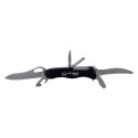 AZYMUT Scyzoryk AZYMUT Karkon - 9 narzędzi + kabura, 113 mm czarny (HK20018)