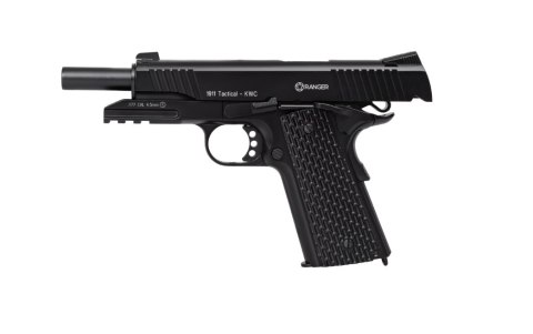 Wiatrówka pistolet RANGER M1911 BB KWC kal. 4,5 BBs BLOW BACK 17 strz. FULL METAL CO2 (AAKCMB760AZB) Wiatrówka pistolet RANGER M1911 BB KWC kal. 4,5 BBs BLOW BACK 17 strz. FULL METAL CO2 (AAKCMB760AZB)