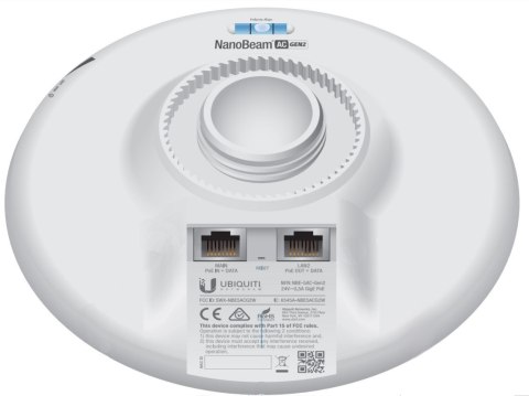 UISP Wireless airMAX 5 GHz Ubiquiti airMAX NanoBeam 5AC (NBE-5AC-Gen2-EU) UISP Wireless airMAX 5 GHz Ubiquiti airMAX NanoBeam 5AC (NBE-5AC-Gen2-EU)