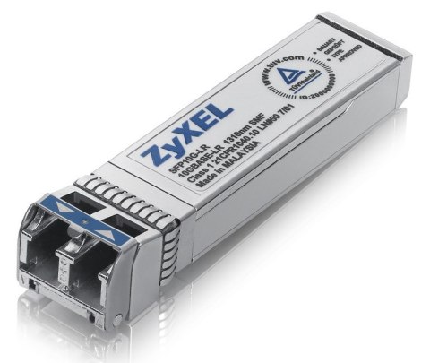 Wkładka SFP+ Zyxel SFP10G-LR 10G Duplex LC SM 10km 1310nm DDMI Wkładka SFP+ Zyxel SFP10G-LR 10G Duplex LC SM 10km 1310nm DDMI