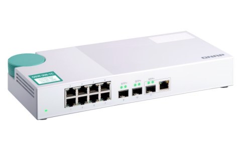 Qnap QSW-308-1C, 8x 1GbE, 2x 10GbE SFP+, 1x combo 10GbE SFP+/RJ45, unmanaged switch Qnap QSW-308-1C, 8x 1GbE, 2x 10GbE SFP+, 1x combo 10GbE SFP+/RJ45, unmanaged switch