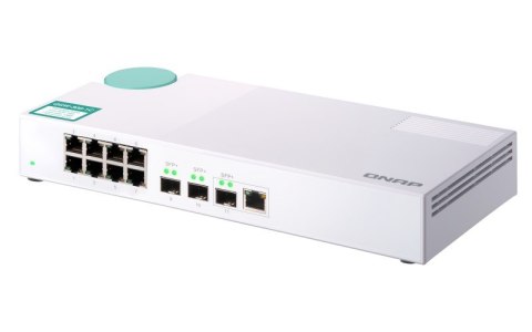 Qnap QSW-308-1C, 8x 1GbE, 2x 10GbE SFP+, 1x combo 10GbE SFP+/RJ45, unmanaged switch Qnap QSW-308-1C, 8x 1GbE, 2x 10GbE SFP+, 1x combo 10GbE SFP+/RJ45, unmanaged switch