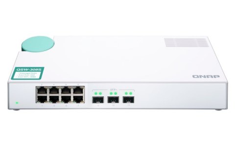 Qnap QSW-308S, 8x 1GbE, 3x 10GbE SFP+ unmanaged switch Qnap QSW-308S, 8x 1GbE, 3x 10GbE SFP+ unmanaged switch
