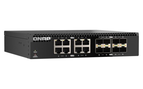 Qnap QSW-3216R-8S8T, 8x 10GbE, 8x 10GbE SFP+, half-rackmount design, unmanaged switch Qnap QSW-3216R-8S8T, 8x 10GbE, 8x 10GbE SFP+, half-rackmount design, unmanaged switch