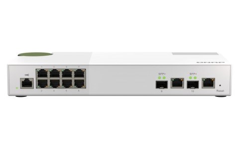 Qnap QSW-M2108-2C, 8x 2.5GbE, 2x combo 10GbE SFP+/RJ45, managed switch Qnap QSW-M2108-2C, 8x 2.5GbE, 2x combo 10GbE SFP+/RJ45, managed switch