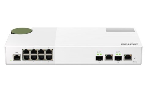 Qnap QSW-M2108-2C, 8x 2.5GbE, 2x combo 10GbE SFP+/RJ45, managed switch Qnap QSW-M2108-2C, 8x 2.5GbE, 2x combo 10GbE SFP+/RJ45, managed switch