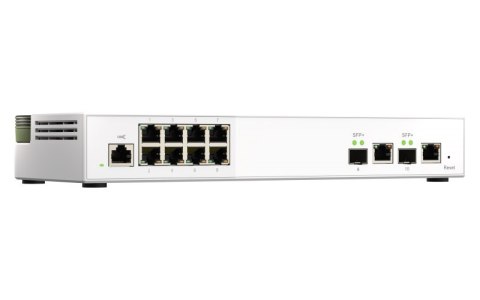 Qnap QSW-M2108-2C, 8x 2.5GbE, 2x combo 10GbE SFP+/RJ45, managed switch Qnap QSW-M2108-2C, 8x 2.5GbE, 2x combo 10GbE SFP+/RJ45, managed switch