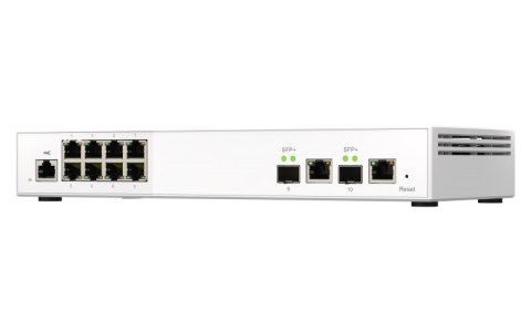 Qnap QSW-M2108-2C, 8x 2.5GbE, 2x combo 10GbE SFP+/RJ45, managed switch Qnap QSW-M2108-2C, 8x 2.5GbE, 2x combo 10GbE SFP+/RJ45, managed switch
