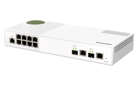 Qnap QSW-M2108-2C, 8x 2.5GbE, 2x combo 10GbE SFP+/RJ45, managed switch Qnap QSW-M2108-2C, 8x 2.5GbE, 2x combo 10GbE SFP+/RJ45, managed switch