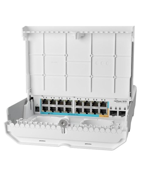 Switch Mikrotik netPower 15FR (CRS318-1Fi-15Fr-2S-OUT) 18p PoE (Passive: 1;) 22W Managed Fast/Gigabit Switch Mikrotik netPower 15FR (CRS318-1Fi-15Fr-2S-OUT) 18p PoE (Passive: 1;) 22W Managed Fast/Gigabit