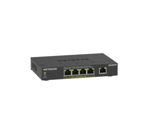 Switch Netgear GS305P-300EUS 5p PoE 63W (PoE+: 4p) Unmanaged Gigabit Switch Netgear GS305P-300EUS 5p PoE 63W (PoE+: 4p) Unmanaged Gigabit