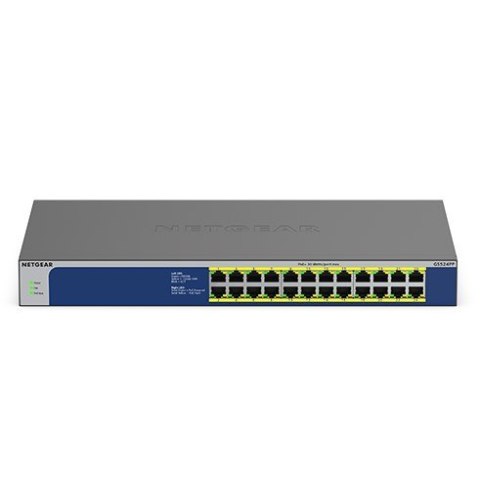 Switch Netgear GS524PP-100EUS 24p PoE 300W (PoE+: 24p) Unmanaged Gigabit Switch Netgear GS524PP-100EUS 24p PoE 300W (PoE+: 24p) Unmanaged Gigabit