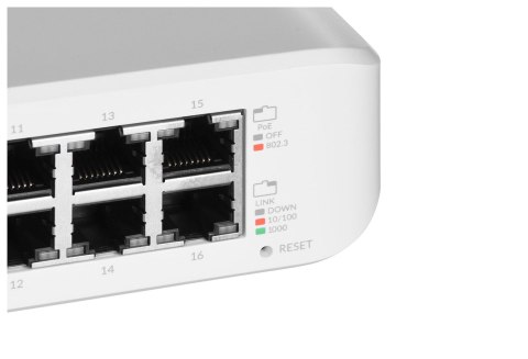 Switch Ubiquiti UniFi Lite 16 PoE 16p PoE ( PoE+: 8;) Managed Gigabit (USW-Lite-16-PoE-EU) Switch Ubiquiti UniFi Lite 16 PoE 16p PoE ( PoE+: 8;) Managed Gigabit (USW-Lite-16-PoE-EU)