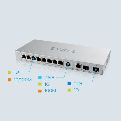 Switch Zyxel XGS1010-12 12p Unmanaged Multigigabit Switch Zyxel XGS1010-12 12p Unmanaged Multigigabit