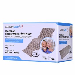 ActionMed Materac przeciwodleżynowy bąbelkowy zmiennociśnieniowy