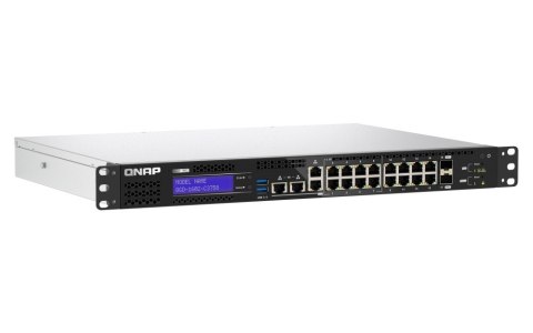 Qnap QGD-1602-C3758-16G, 8x 2.5GbE, 8x 1GbB, 2 SFP+ 10GbE, Intel Atom C3758, 16GB, Equipped with QTS, 2 X 2.5" SSD/HDD, 2 x PCIe Qnap QGD-1602-C3758-16G, 8x 2.5GbE, 8x 1GbB, 2 SFP+ 10GbE, Intel Atom C3758, 16GB, Equipped with QTS, 2 X 2.5" SSD/HDD, 2 x PCIe