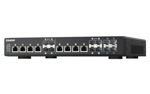 Qnap QSW-IM1200-8C, 8x combo 10GbE SFP+/RJ45, 4 ports 10GbE SFP+, rack mount/wall mount, managed switch, fan less industrial des Qnap QSW-IM1200-8C, 8x combo 10GbE SFP+/RJ45, 4 ports 10GbE SFP+, rack mount/wall mount, managed switch, fan less industrial des