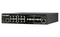 QNAP Qnap QSW-M3216R-8S8T, 8x 10GbE, 8x 10GbE SFP+, half-rackmount design, managed switch