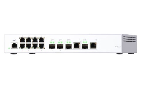 Qnap QSW-M408-2C, 8x 1GbE, 2x 0GbE SFP+, 2 x combo 10GbE SFP+/RJ45, managed switch Qnap QSW-M408-2C, 8x 1GbE, 2x 0GbE SFP+, 2 x combo 10GbE SFP+/RJ45, managed switch